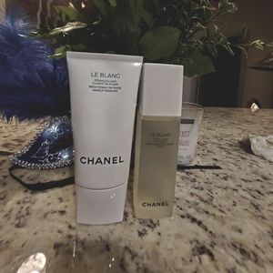 CHANEL LE BLANC FACE WASH&TONER SET